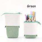 Pencil Case丨Telescopic Corduroy Stand-up pure color multi-functional creative