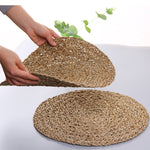 Aquatic plants Placemat丨Handmade Heat proof Table Mats