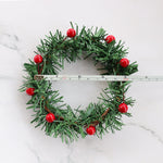 Mini Artificial Wreath丨4 Inch Red fruit Home Decoration