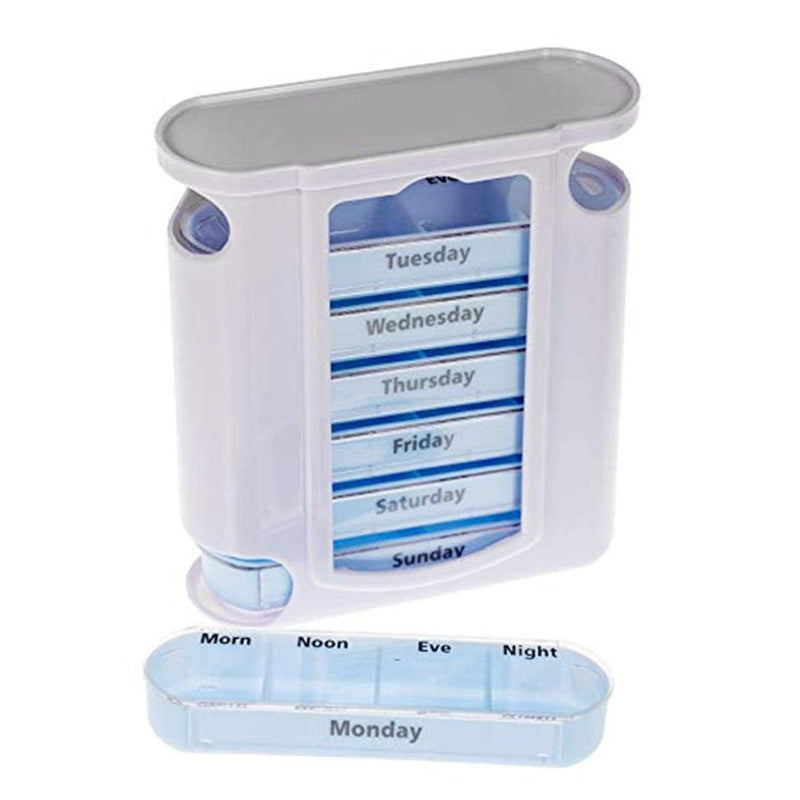 Daily Pill Organizer丨Portable Weekly 28 grids Pill Box