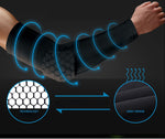 Sports Arm Sleeves丨Honeycomb Anticollision Quick Drying Elbow Support