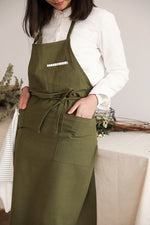 Apron | Nordic pure cotton linen can wipe hands