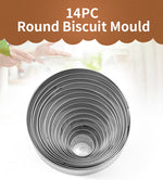 Biscuit Mold丨14 peices Household DIY Tool For Baking