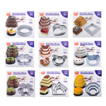 Pattern Mousse Mold丨3 Peices Household Cake Mold Set