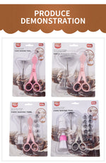 Cake Decorating Scissors Set丨Piping Tips Baking Accessories