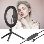 4 IN 1 Fill light | 10" Ring Light Tripod Mobile Phone Stand Remote Control