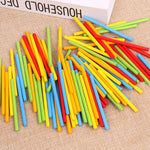 100pieces Colorful Counting Sticks丨Mathematics Teaching Aids Children Counting Rods