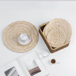 Corn husk Placemat丨Handmade Heat proof Table decorations Mats