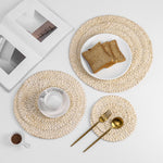 Corn husk Placemat丨Handmade Heat proof Table decorations Mats