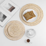 Corn husk Placemat丨Handmade Heat proof Table decorations Mats