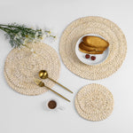 Corn husk Placemat丨Handmade Heat proof Table decorations Mats