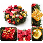 Christmas Simulated Wreath丨12 Inch Christmas Decorations with Bell