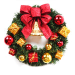 Christmas Simulated Wreath丨12 Inch Christmas Decorations with Bell