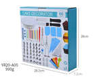 66 Pieces Cake Decorator Tools丨DIY Cake Decorating Supplies Kit