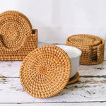 Rattan Cup mat丨Handmade Table Placemat