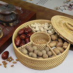 Nuts Storage Box丨Seperated design Snacks Storage Baskets with lid