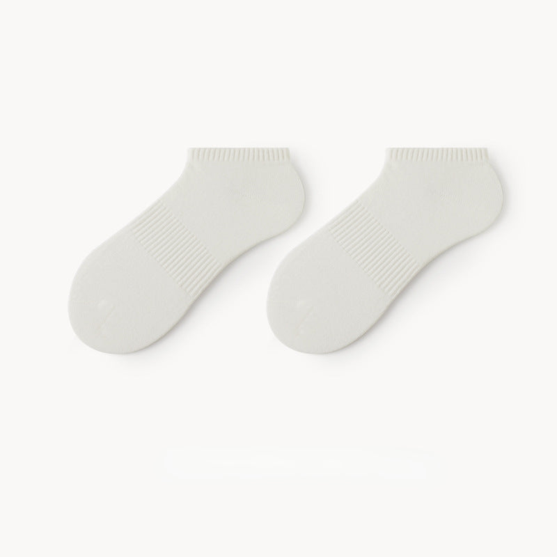 Unisex Socks丨5 Pairs Sweat Absorption Cotton Socks