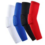 Sports Arm Sleeves丨Honeycomb Anticollision Quick Drying Elbow Support