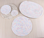 Cotton wovening Placemat丨Handmade Heat proof Table Mats