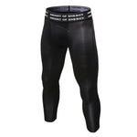 Athletic Compression Capris丨Men's Quick Drying Stretchy Workout Legging