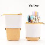 Pencil Case丨Telescopic Corduroy Stand-up pure color multi-functional creative