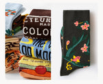 Unisex Socks丨5 Pairs Oil Painting Pattern Cotton Socks