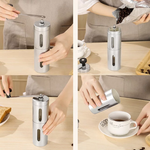 Coffee grinder | Portable stainless steel hand-cranked coffee grinder