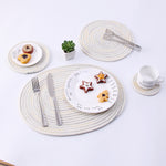 Cotton wovening Placemat丨Handmade Heat proof Table Mats