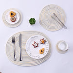 Cotton wovening Placemat丨Handmade Heat proof Table Mats