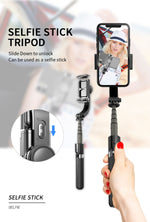 L08 Selfie Stick丨3 in 1 Handheld Stabilizer Tripod with Remote Holder