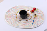 Cotton wovening Placemat丨Handmade Heat proof Table Mats