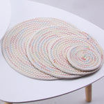 Cotton wovening Placemat丨Handmade Heat proof Table Mats