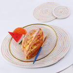 Cotton wovening Placemat丨Handmade Heat proof Table Mats