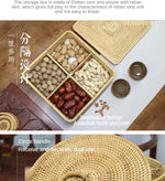 Nuts Storage Box丨Seperated design Snacks Storage Baskets with lid