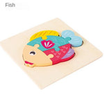 3D Puzzle Jigsaw for Kids丨Wooden Cartoon Educational Toys