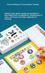 Animal matching games丨Wooden Logic Educational Toy for Kids