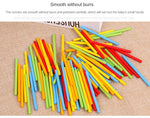 100pieces Colorful Counting Sticks丨Mathematics Teaching Aids Children Counting Rods