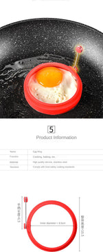 Egg Ring丨Round Silicone Fried Egg Mold