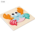 3D Puzzle Jigsaw for Kids丨Wooden Cartoon Educational Toys