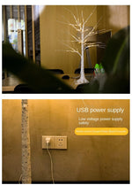 Birch Tree Light丨Artificial Warm LED USB Birch Tree for Home Decoration