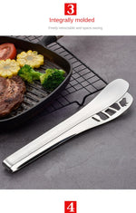 7 Inch Food Tong丨Stainless Steel Anti scalding Cooking Clip