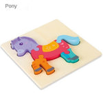 3D Puzzle Jigsaw for Kids丨Wooden Cartoon Educational Toys