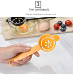 Egg Yolk White Separator丨PP Long Handle Kitchen Baking Filter Tool