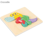 3D Puzzle Jigsaw for Kids丨Wooden Cartoon Educational Toys