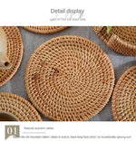 Rattan Cup mat丨Handmade Table Placemat