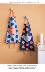 Polka dot apron丨Kitchen Waterproof Oil - proof Cooking apron