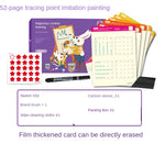 Drawing Line Tracing Workbook丨52 Pages Pen Control Training Card