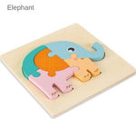 3D Puzzle Jigsaw for Kids丨Wooden Cartoon Educational Toys