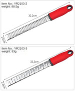 Citrus Zester＆Cheese Grater丨Stainless Steel Kitchen Tool with Handle