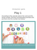 Animal matching games丨Wooden Logic Educational Toy for Kids